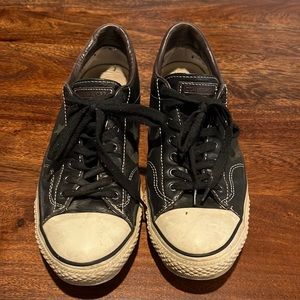 Converse x john varvatos black lace up all stars